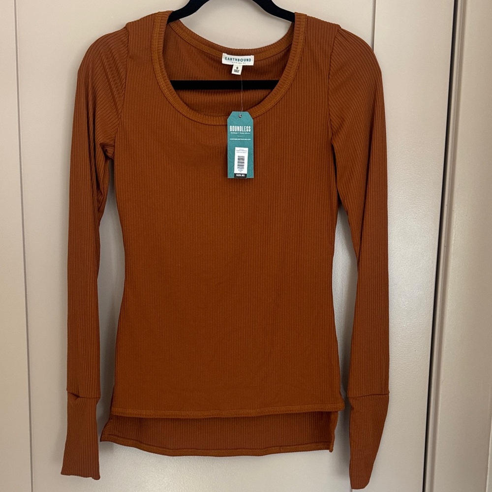 Earthbound Women's Rust Long Sleeve Tee